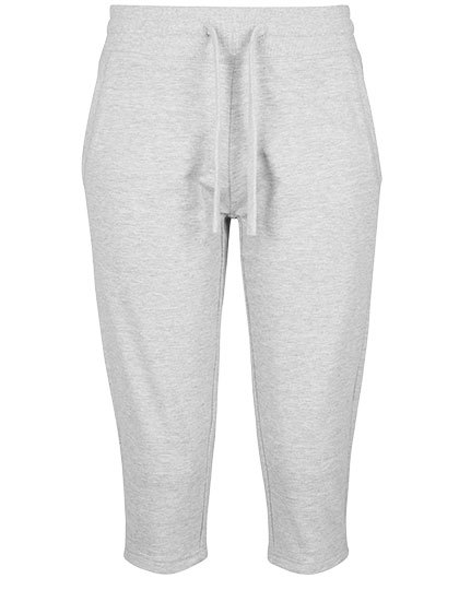 Build Your Brand - Ladies` Terry 3/4 Jogging Pants